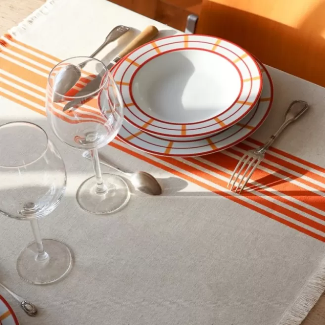 Sale Maison Jean-Vier Chemin de table Orange