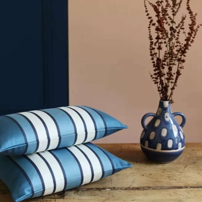 Clearance Maison Jean-Vier Housse de coussin Bleu