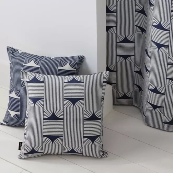 Clearance Maison Jean-Vier Housse de coussin Bleu