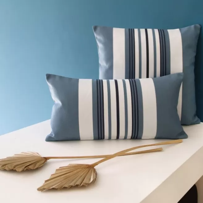 Best Maison Jean-Vier Housse de coussin Bleu