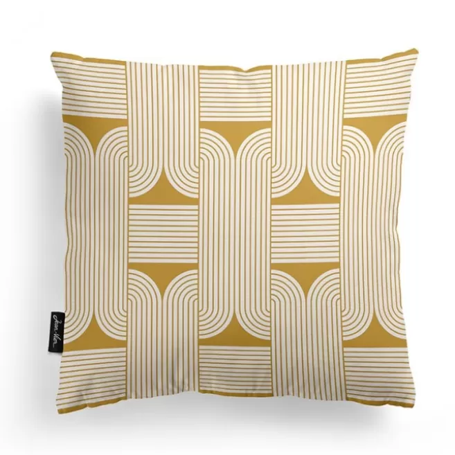 Cheap Maison Jean-Vier Housse de coussin Jaune