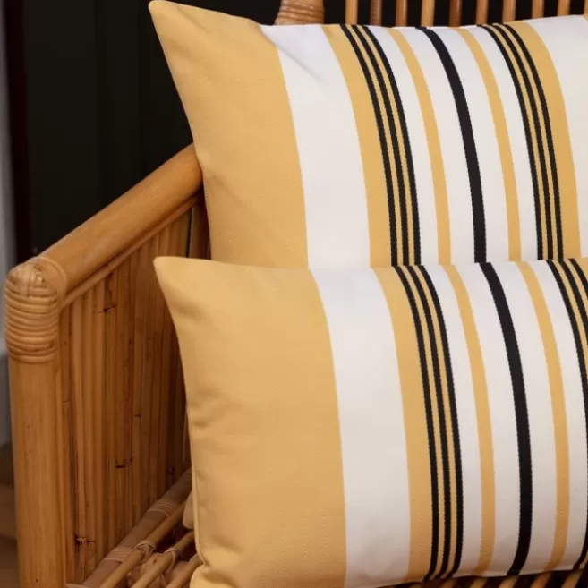 New Maison Jean-Vier Housse de coussin Jaune