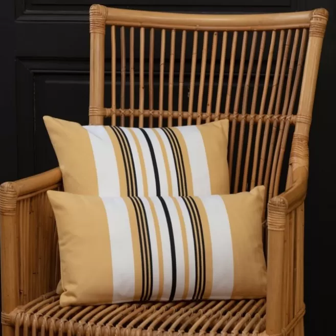 New Maison Jean-Vier Housse de coussin Jaune