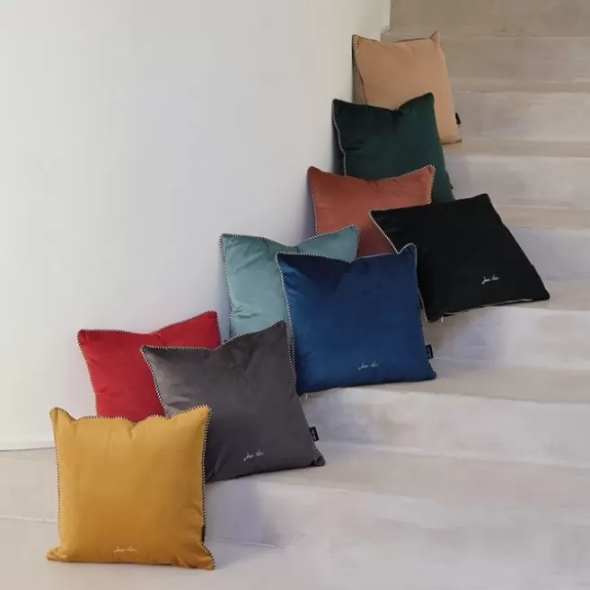 Discount Maison Jean-Vier Housse de coussin Jaune