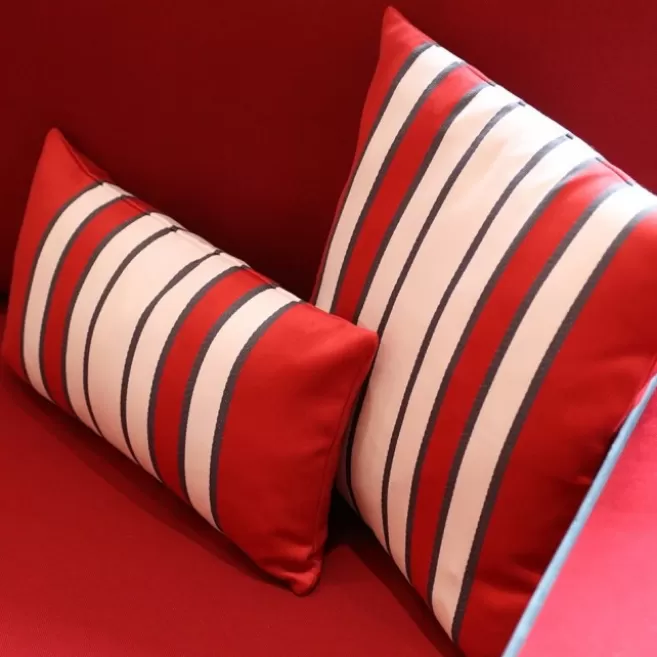 Best Maison Jean-Vier Housse de coussin Rouge