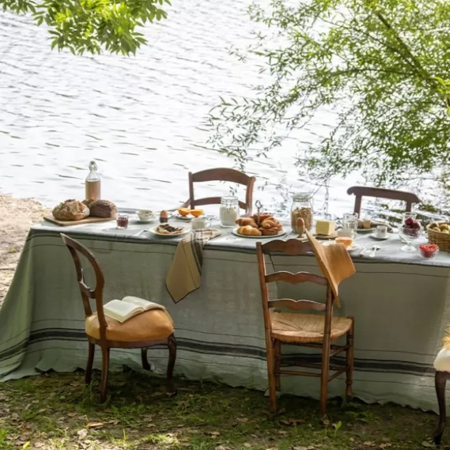 Discount Maison Jean-Vier Nappe de table Vert