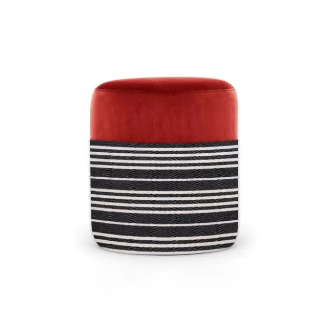 Best Sale Maison Jean-Vier Pouf Rouge