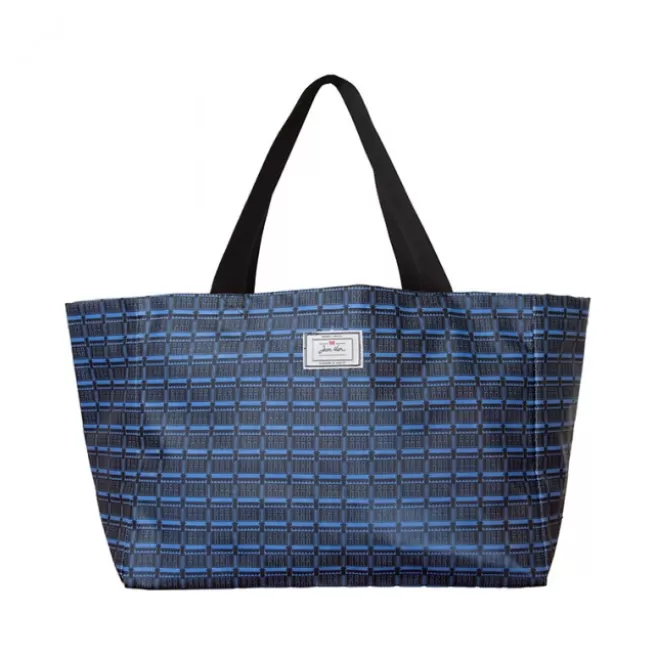 New Maison Jean-Vier Sac shopping et sac de plage Bleu