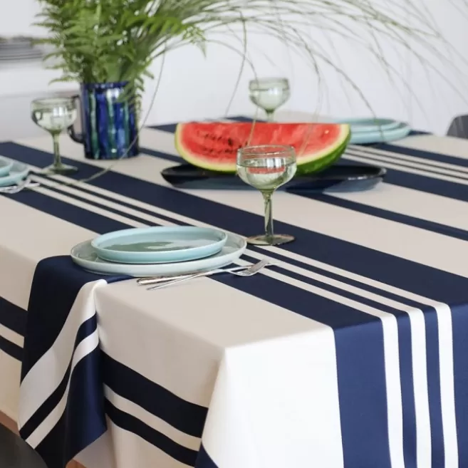 Discount Maison Jean-Vier Serviette de table Bleu