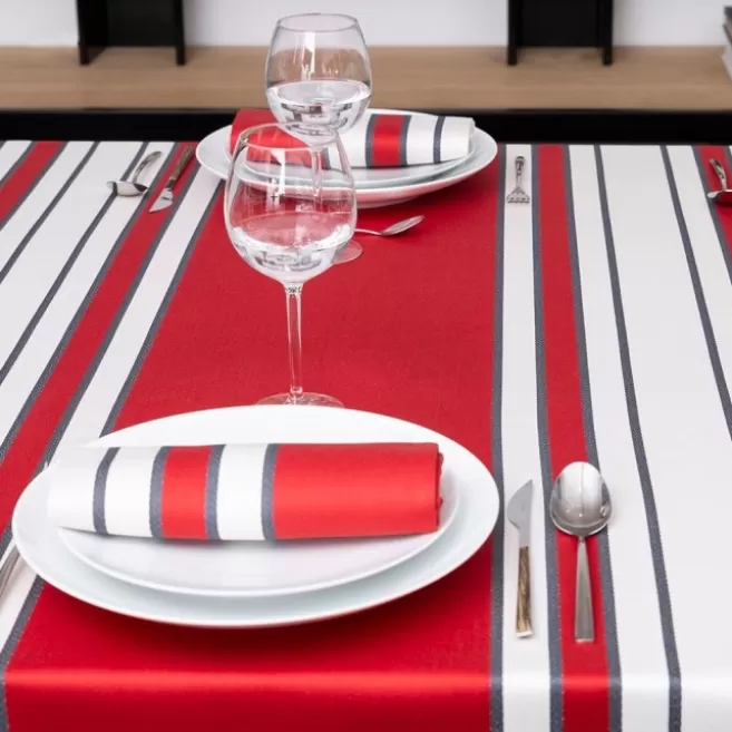 Shop Maison Jean-Vier Serviette de table Rouge