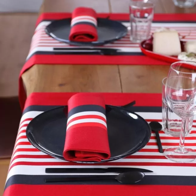 Online Maison Jean-Vier Serviette de table Rouge