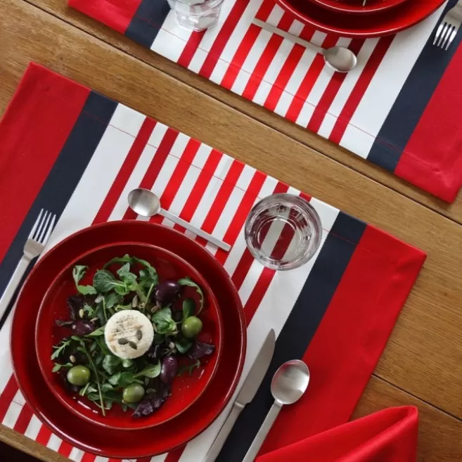 Clearance Maison Jean-Vier Set de table Rouge