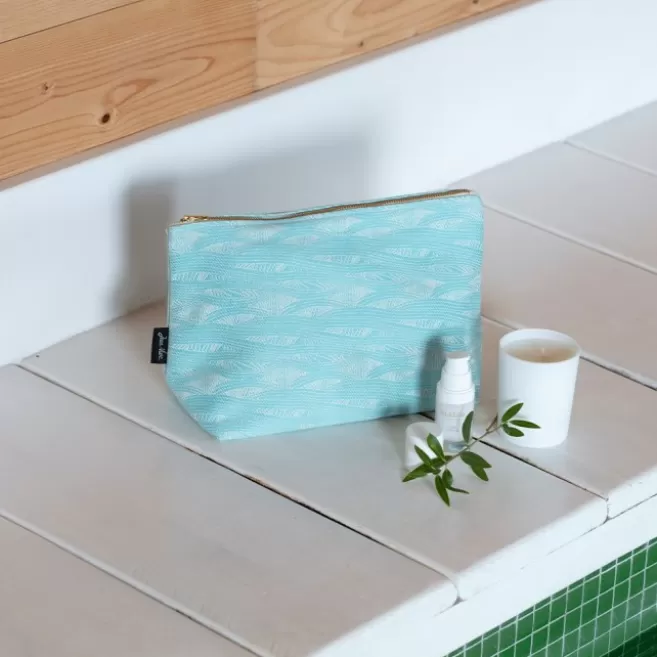 Store Maison Jean-Vier Trousse de toilette basque Bleu