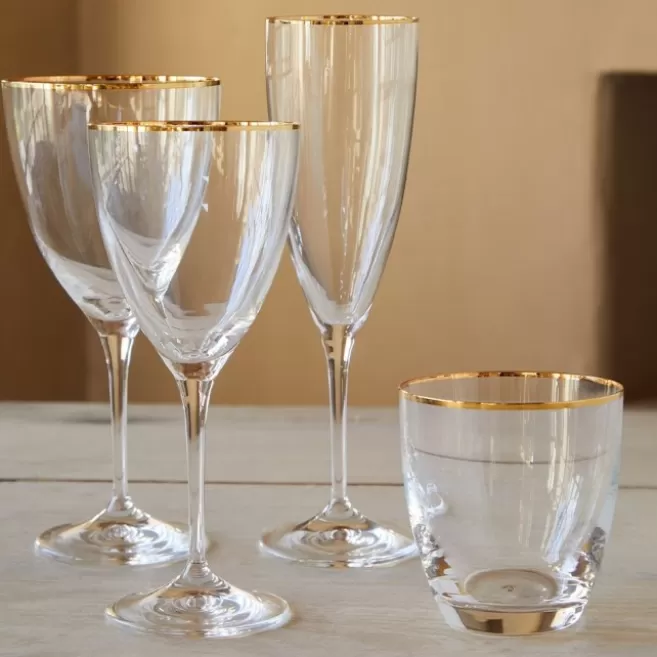 Cheap Maison Jean-Vier Verres à eau et à pied Or